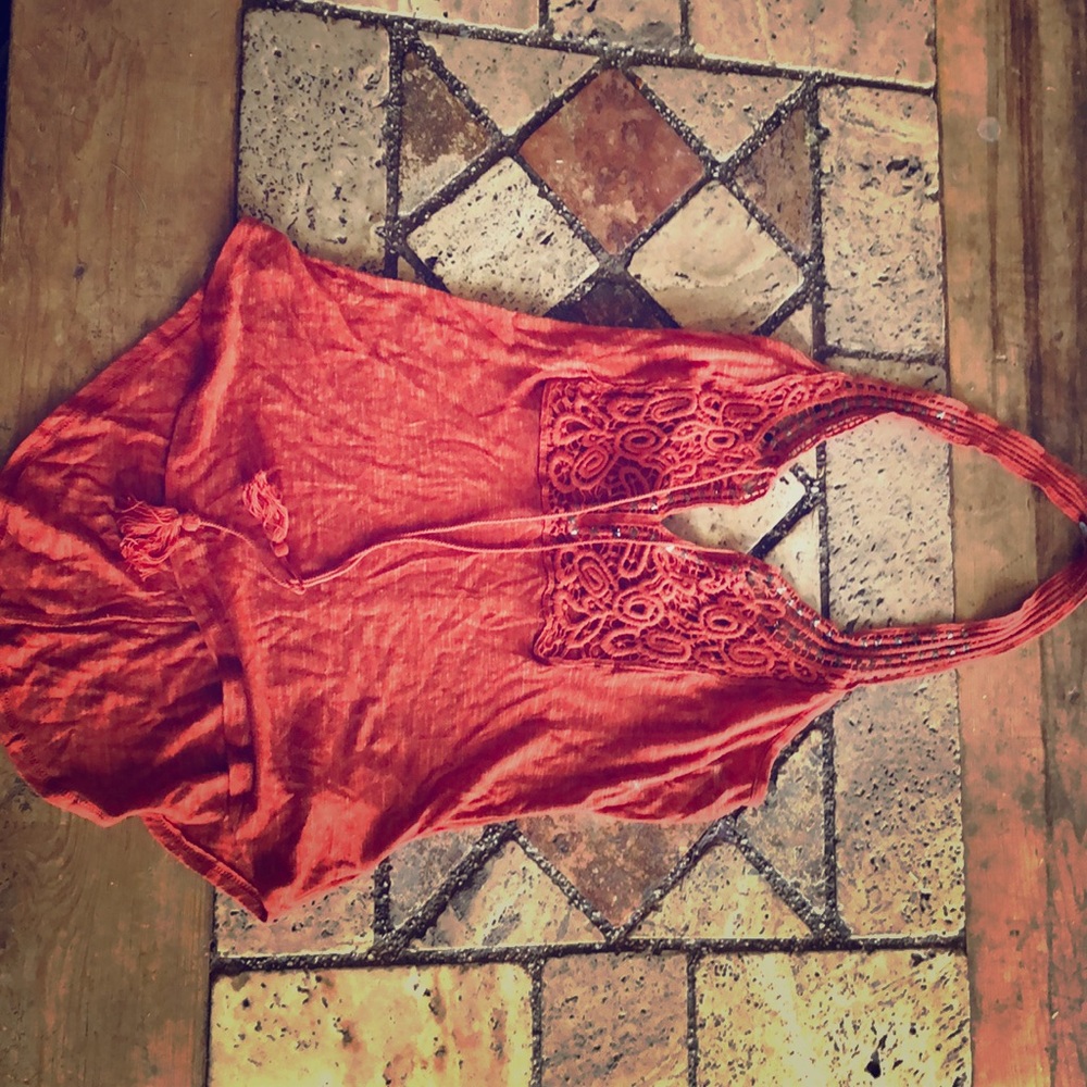 Crochet halter top